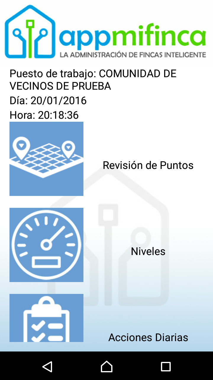 Pantalla de puesto de trabajo